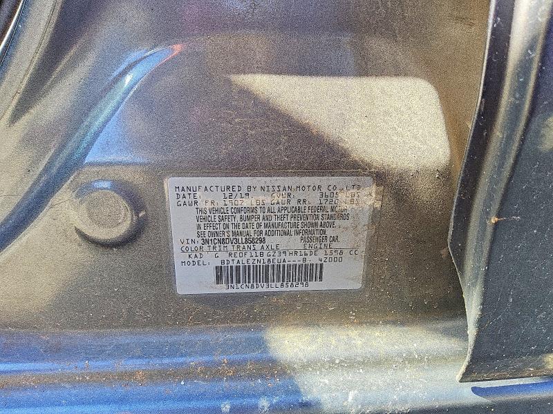 Aukcja sprzedaży 2020 Nissan Versa, vin: 3N1CN8DV3LL858298, numer aukcji: 54546546