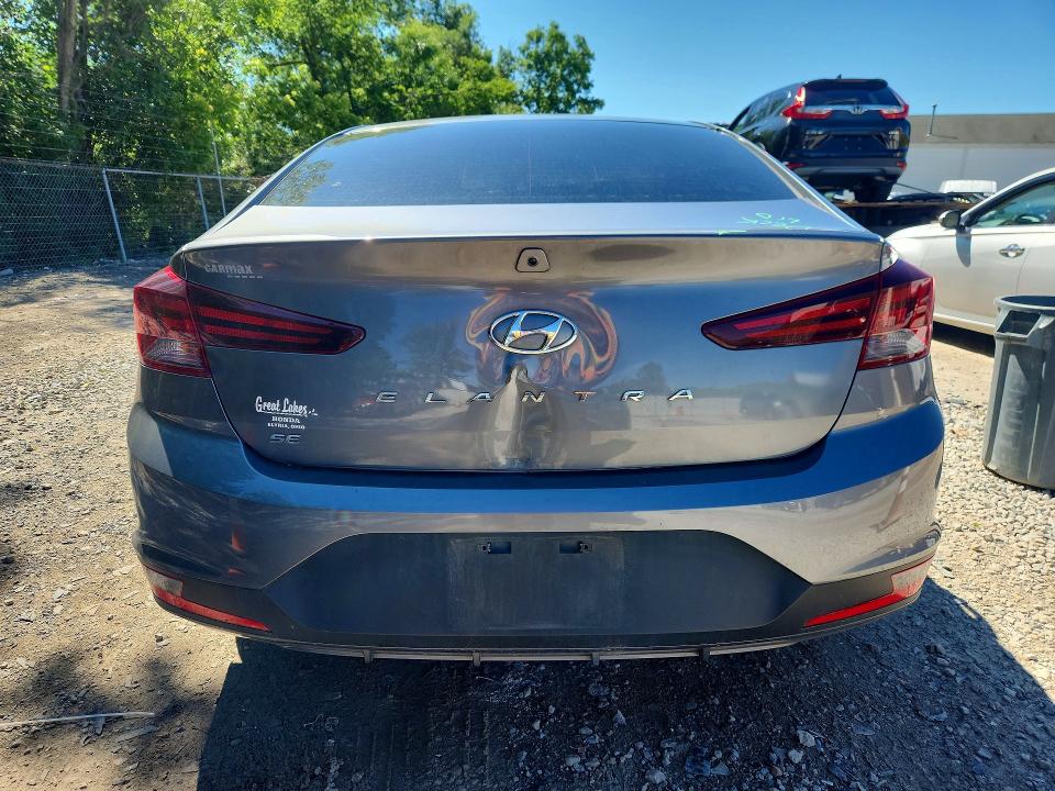 2019 Hyundai Elantra მანქანა იყიდება აუქციონზე, vin: 5NPD74LF3KH497300, აუქციონის ნომერი: 58437396