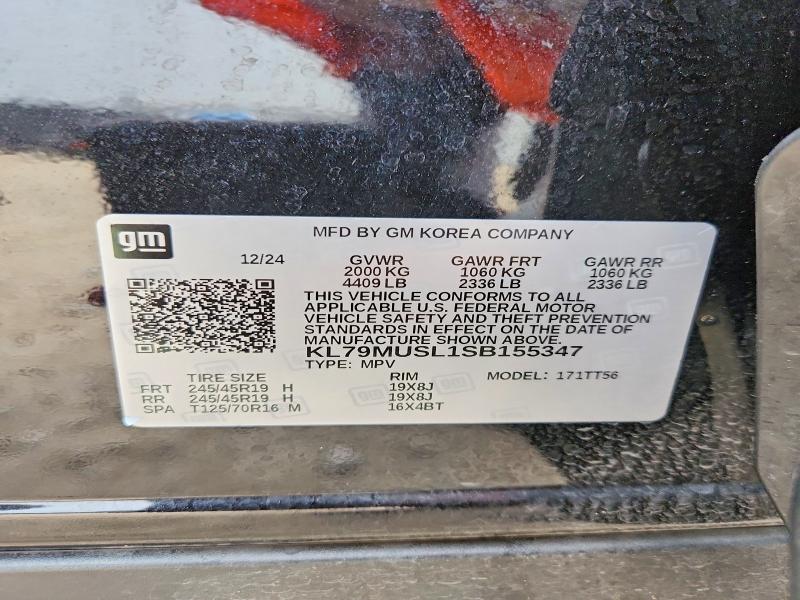 Продаж на аукціоні авто 2025 Chevrolet Trailblazer, vin: KL79MUSL1SB155347, номер лоту: 56340846