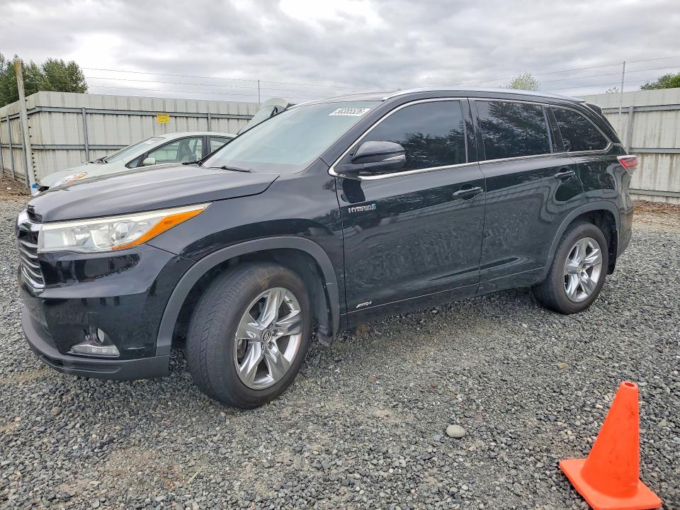 2016 Toyota Highlander Hybrid მანქანა იყიდება აუქციონზე, vin: 5TDDCRFH2GS016086, აუქციონის ნომერი: 58385526
