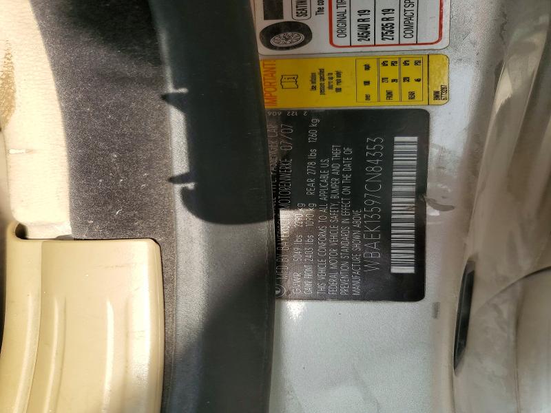 Продажа на аукционе авто 2007 Bmw 650, vin: WBAEK13597CN84353, номер лота: 55922476