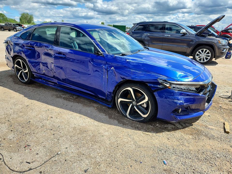 57543456 :رقم المزاد ، 1HGCV1F39NA113079 vin ، 2022 Honda Accord مزاد بيع