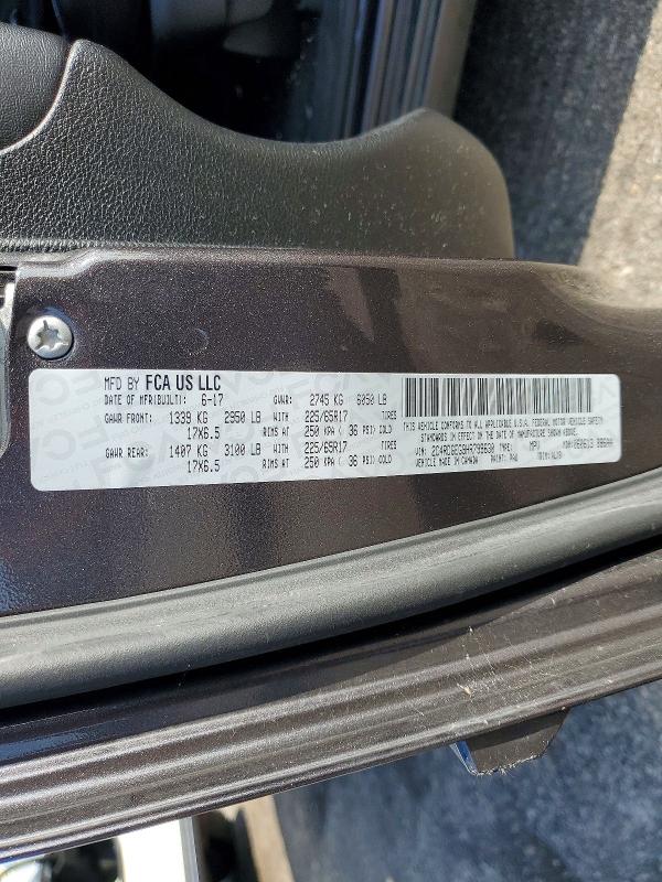 56325586 :رقم المزاد ، 2C4RDGEG9HR799630 vin ، 2017 Dodge Grand Caravan مزاد بيع