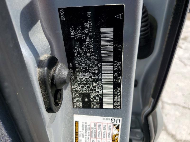 Aukcja sprzedaży 2006 Lexus Gx, vin: JTJBT20X960116876, numer aukcji: 55695506