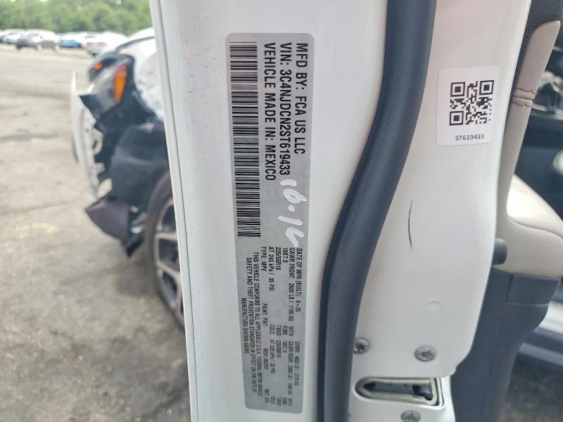 Продажа на аукционе авто 2025 Jeep Compass, vin: 3C4NJDCN2ST619433, номер лота: 57024196