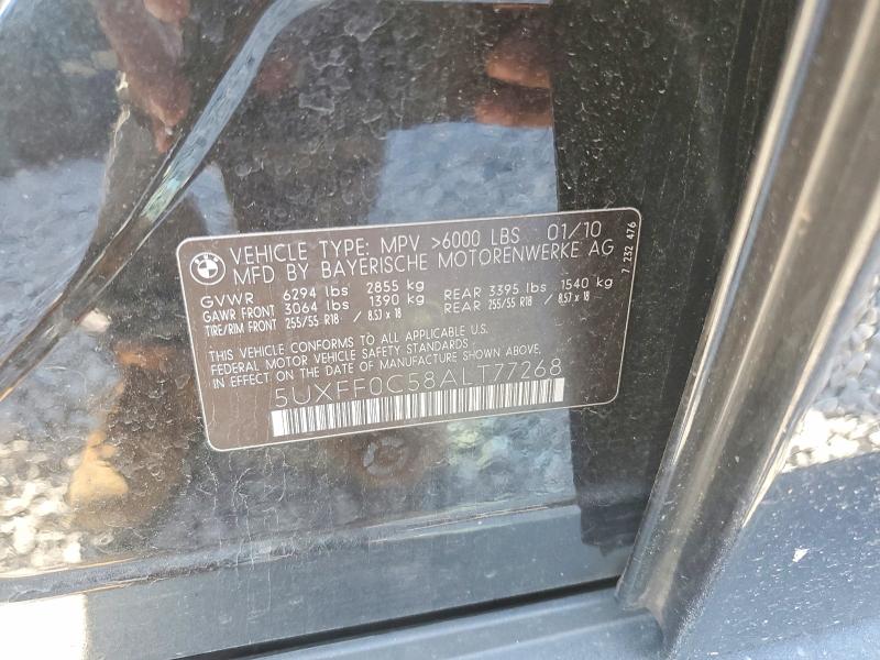 Продажа на аукционе авто 2010 Bmw X5, vin: 5UXFF0C58ALT77268, номер лота: 55753246