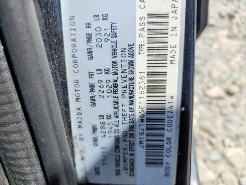 Продажа на аукционе авто 2014 Mazda 6, vin: JM1GJ1W65E1162561, номер лота: 55888046