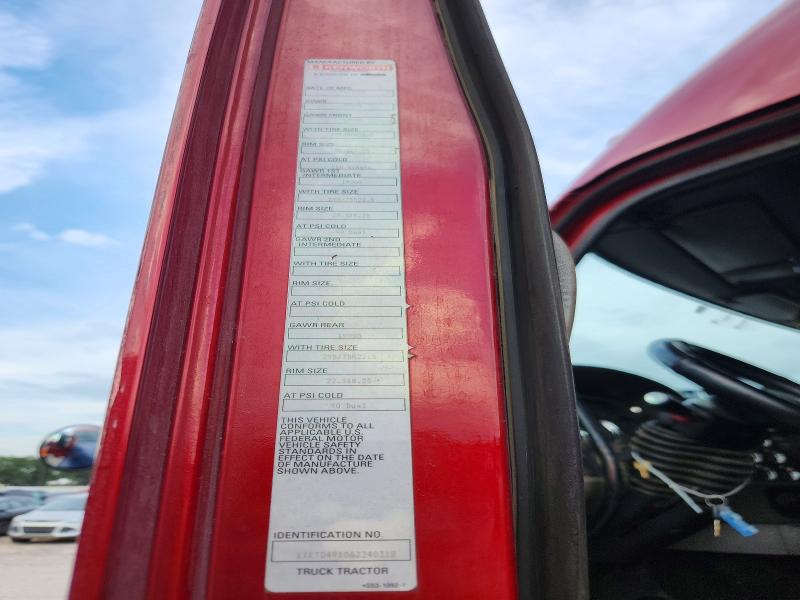 Aukcja sprzedaży 2010 Kenworth T2000, vin: 1XKTD49X0AJ240318, numer aukcji: 55193286