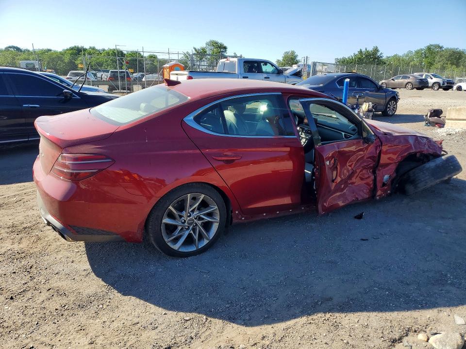 55576166 :رقم المزاد ، KMTG34TA2NU095583 vin ، 2022 Genesis G70 مزاد بيع