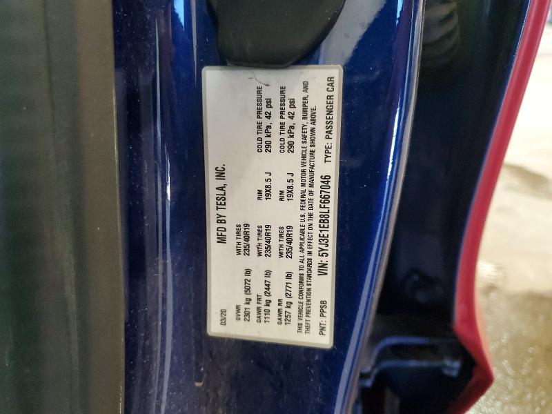Aukcja sprzedaży 2020 Tesla Model 3, vin: 5YJ3E1EB8LF667046, numer aukcji: 55442716