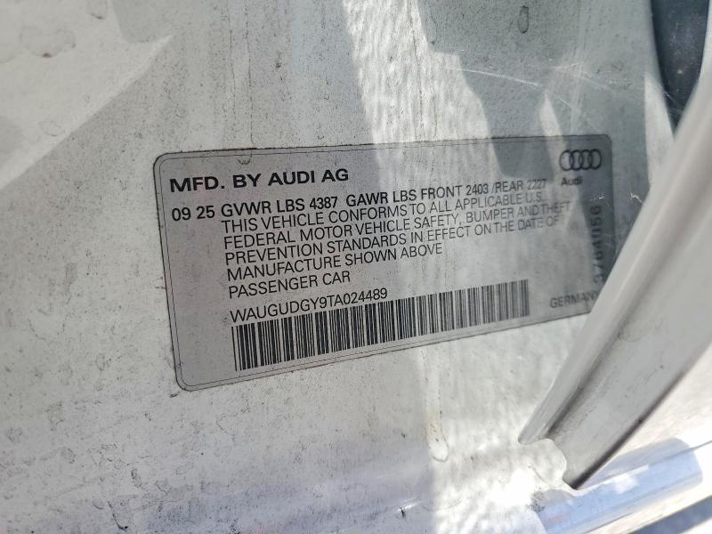 56698876 :رقم المزاد ، WAUGUDGY9TA024489 vin ، 2026 Audi A3 مزاد بيع