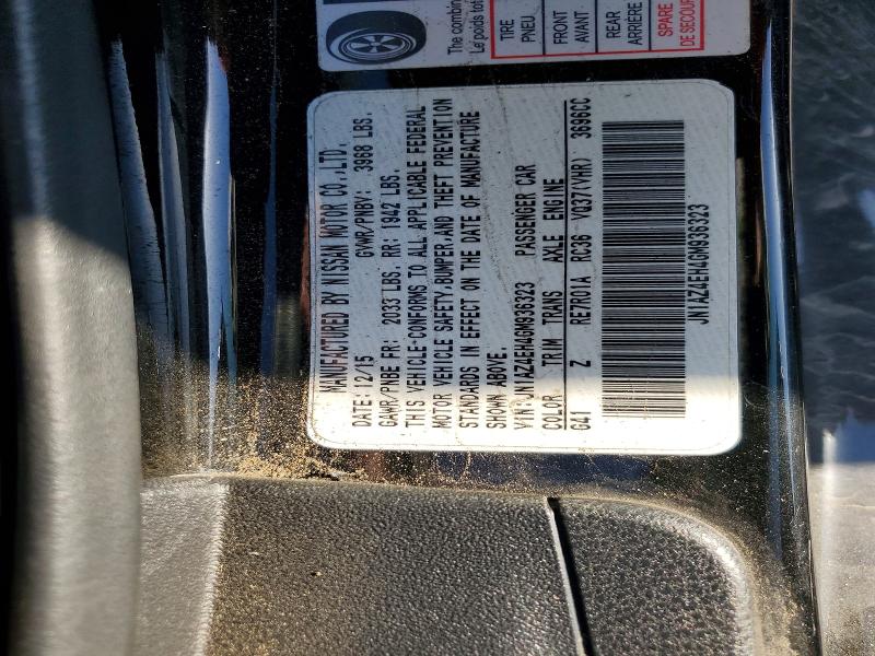 Aukcja sprzedaży 2016 Nissan 370z, vin: JN1AZ4EH4GM936323, numer aukcji: 57562806