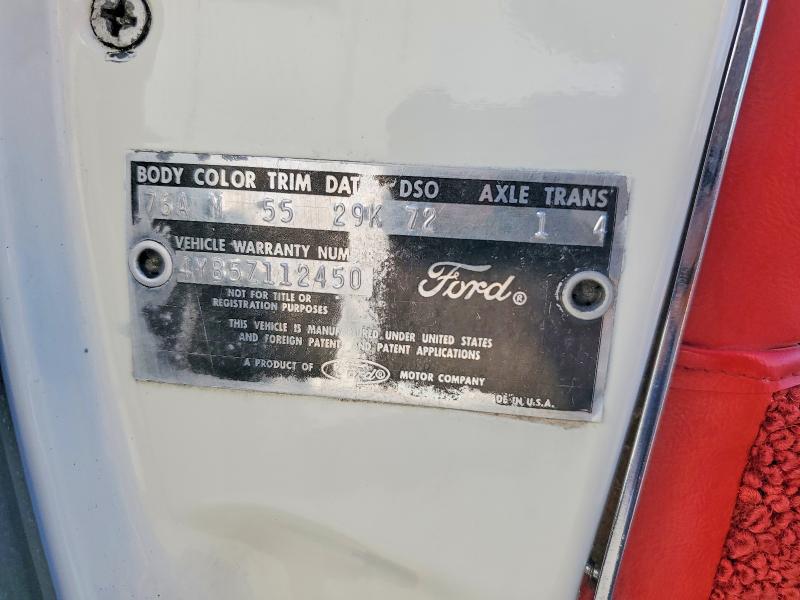 Продаж на аукціоні авто 1964 Ford Thunderbird, vin: 4Y85Z112450, номер лоту: 56460416