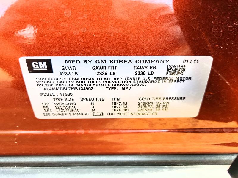 Aukcja sprzedaży 2021 Buick Encore Gx, vin: KL4MMDSL7MB134903, numer aukcji: 55986746