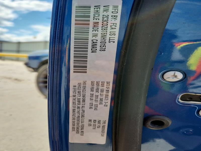 Продажа на аукционе авто 2022 Dodge Challenger, vin: 2C3CDZBT6NH101578, номер лота: 57133206