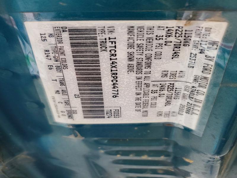 1994 Ford Ranger მანქანა იყიდება აუქციონზე, vin: 1FTCR14X1RPC44776, აუქციონის ნომერი: 57107836