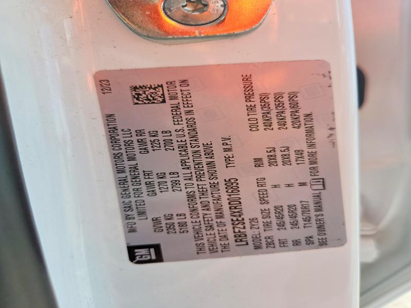 57180376 :رقم المزاد ، LRBFZSE4XRD016895 vin ، 2024 Buick Envision مزاد بيع