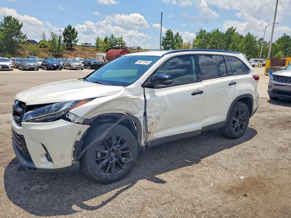 Aukcja sprzedaży 2019 Toyota Highlander, vin: 5TDKZRFH6KS314381, numer aukcji: 58677546
