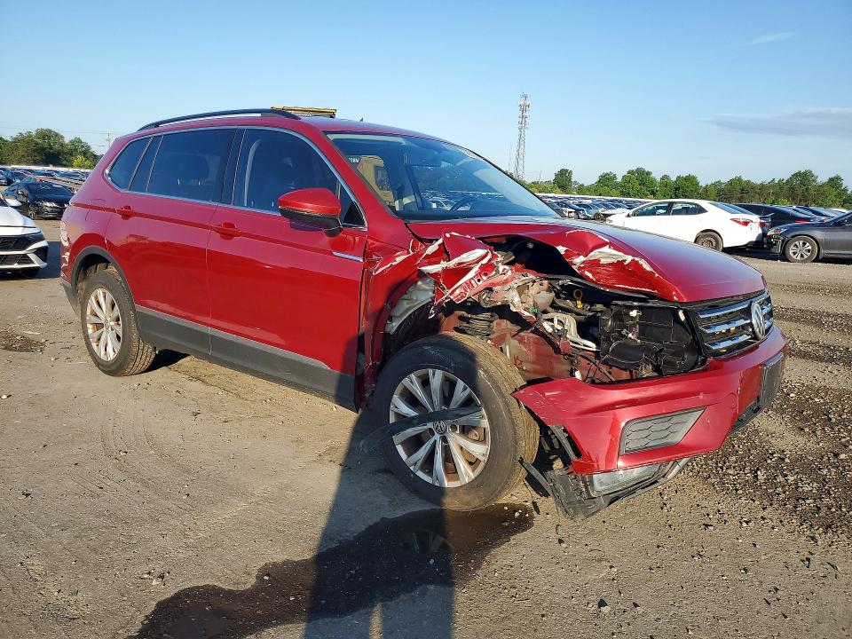 2018 Volkswagen Tiguan მანქანა იყიდება აუქციონზე, vin: 3VV3B7AX3JM022490, აუქციონის ნომერი: 56658026
