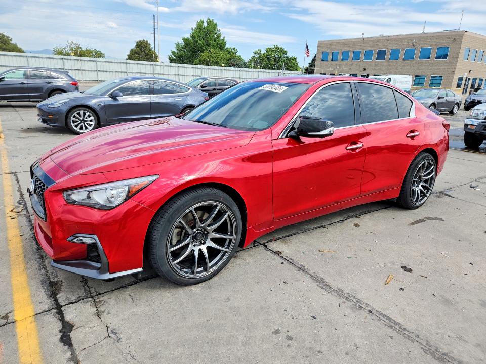 Продажа на аукционе авто 2021 Infiniti Q50, vin: JN1EV7BRXMM750292, номер лота: 58098466