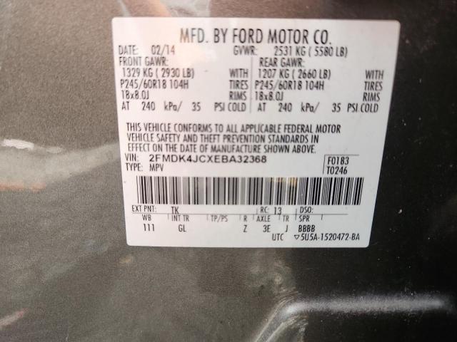 Aukcja sprzedaży 2014 Ford Edge, vin: 2FMDK4JCXEBA32368, numer aukcji: 55732716