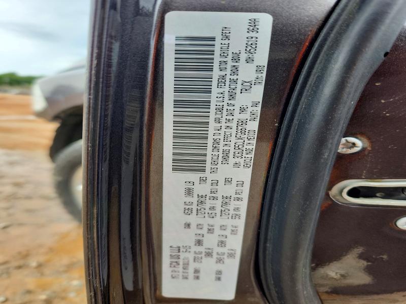 52890686 :رقم المزاد ، 3C6UR5CLXFG667681 vin ، 2015 Ram 2500 مزاد بيع