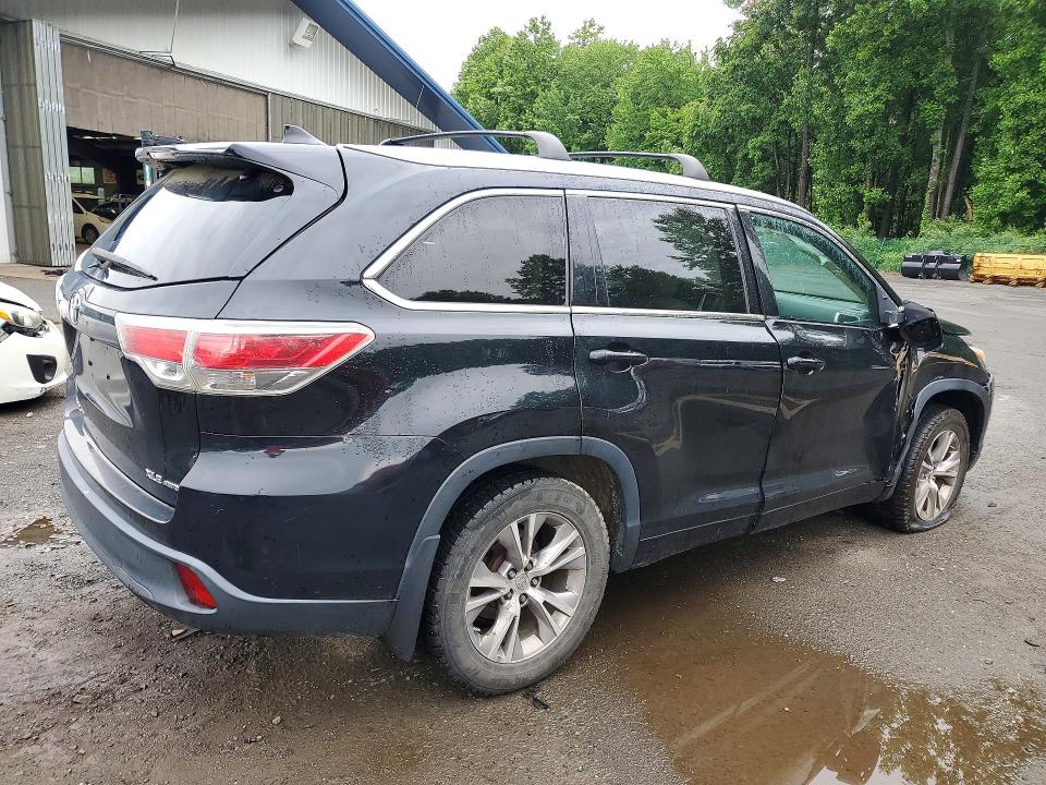2014 Toyota Highlander მანქანა იყიდება აუქციონზე, vin: 5TDJKRFH4ES012639, აუქციონის ნომერი: 58053646