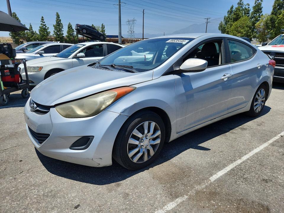 56635446 :رقم المزاد ، 5NPDH4AEXCH140477 vin ، 2012 Hyundai Elantra مزاد بيع