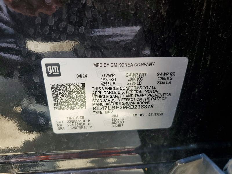 Aukcja sprzedaży 2024 Buick Envista, vin: KL47LBE29RB218378, numer aukcji: 85990135