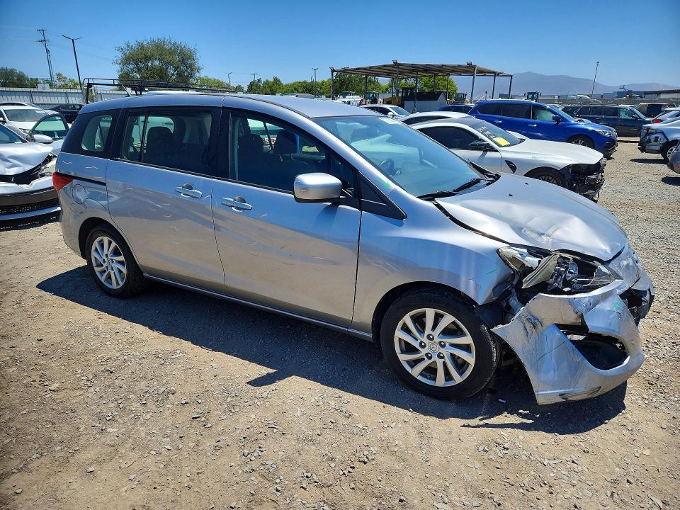 2012 Mazda 5 მანქანა იყიდება აუქციონზე, vin: JM1CW2BLXC0112761, აუქციონის ნომერი: 57270026