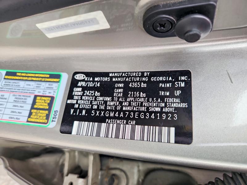 Продажа на аукционе авто 2014 Kia Optima, vin: 5XXGM4A73EG341923, номер лота: 57881286