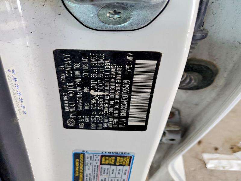 Aukcja sprzedaży 2016 Hyundai Tucson, vin: KM8J3CA47GU065408, numer aukcji: 54703526