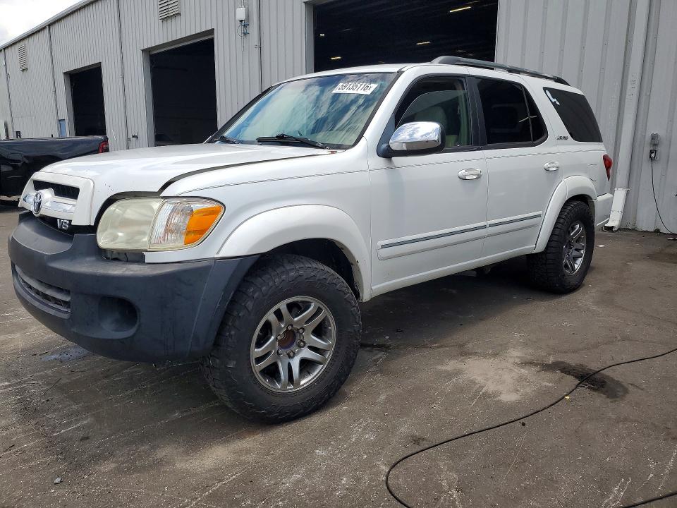 2007 Toyota Sequoia მანქანა იყიდება აუქციონზე, vin: 5TDZT38A87S286829, აუქციონის ნომერი: 59135116