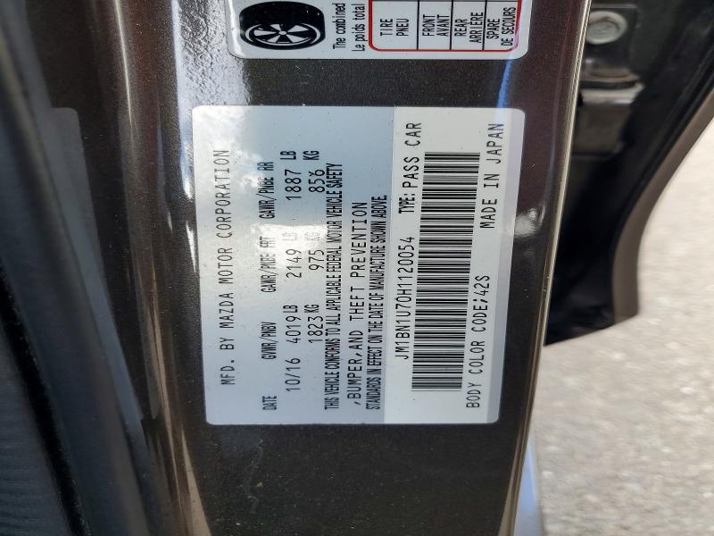 Aukcja sprzedaży 2017 Mazda 3, vin: JM1BN1U70H1120054, numer aukcji: 56645596