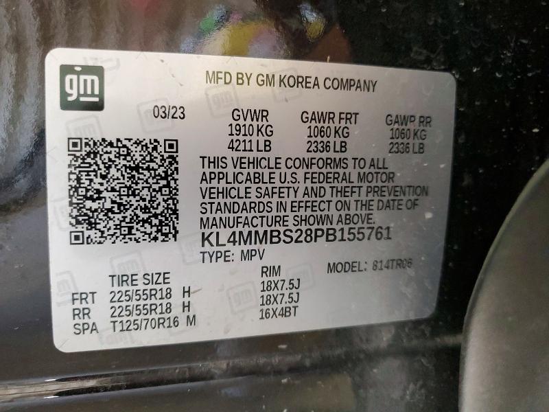 Продажа на аукционе авто 2023 Buick Encore Gx, vin: KL4MMBS28PB155761, номер лота: 58915606