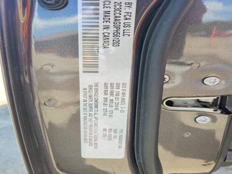 Aukcja sprzedaży 2023 Chrysler 300, vin: 2C3CCAAG0PH561203, numer aukcji: 56761696