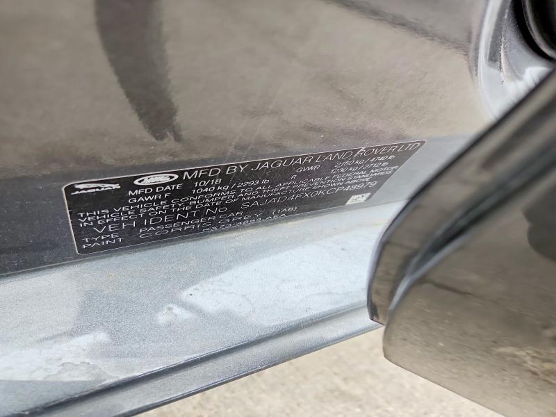 Aukcja sprzedaży 2019 Jaguar Xe, vin: SAJAD4FX0KCP48979, numer aukcji: 58302536
