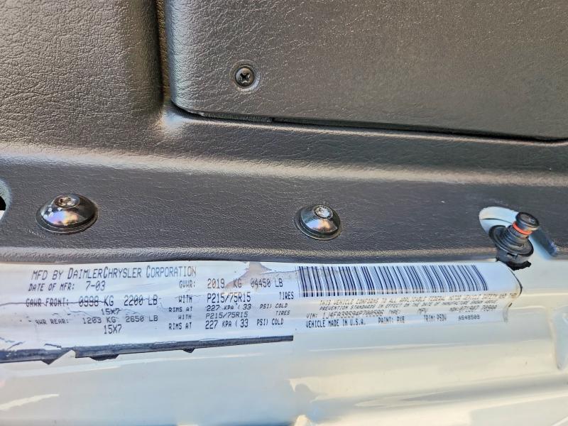 Продажа на аукционе авто 2004 Jeep Wrangler, vin: 1J4FA39S94P700586, номер лота: 58044876