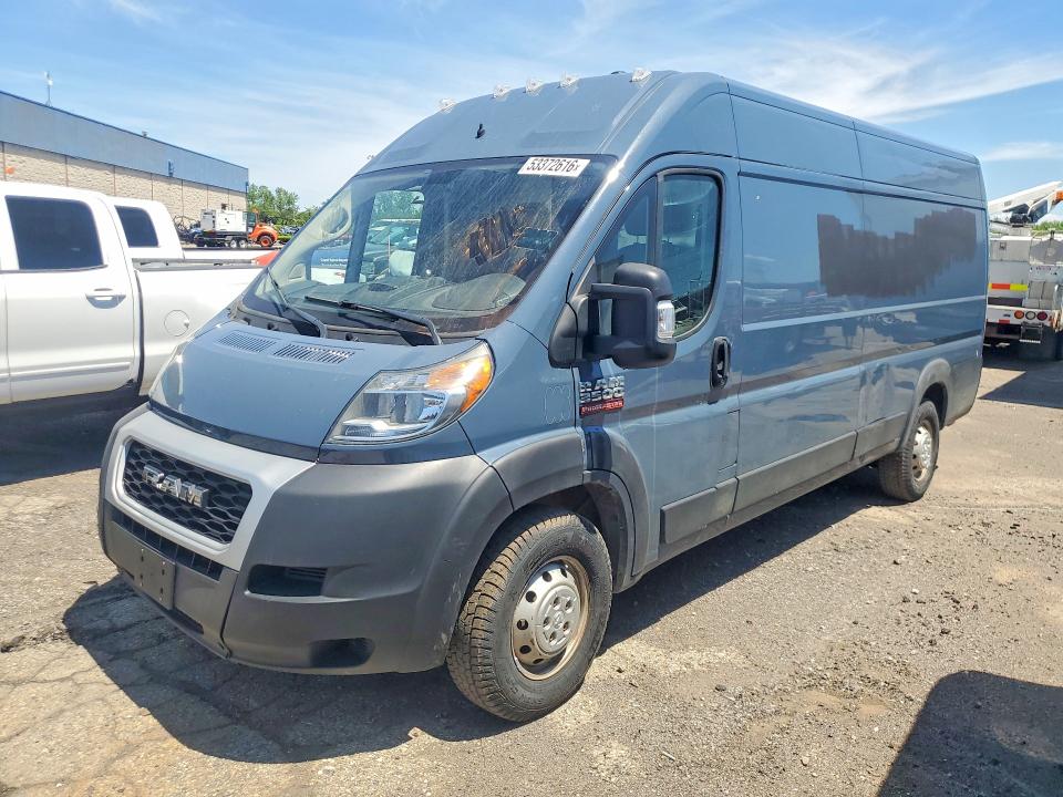 2019 Ram Promaster 3500 მანქანა იყიდება აუქციონზე, vin: 3C6URVJG2KE541813, აუქციონის ნომერი: 53372616