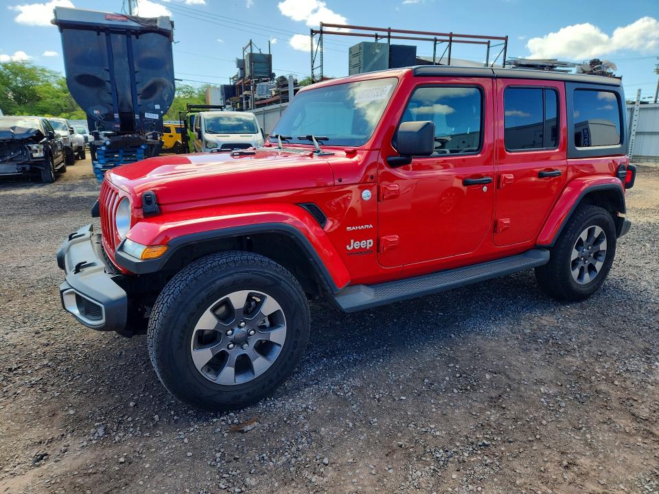 57427326 :رقم المزاد ، 1C4HJXEN9JW332899 vin ، 2018 Jeep Wrangler Unlimited مزاد بيع