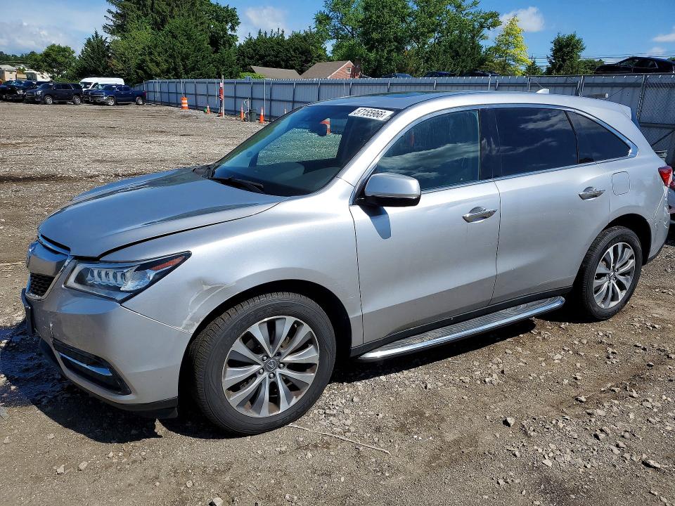 57155966 :رقم المزاد ، 5FRYD4H48EB049914 vin ، 2014 Acura Mdx مزاد بيع