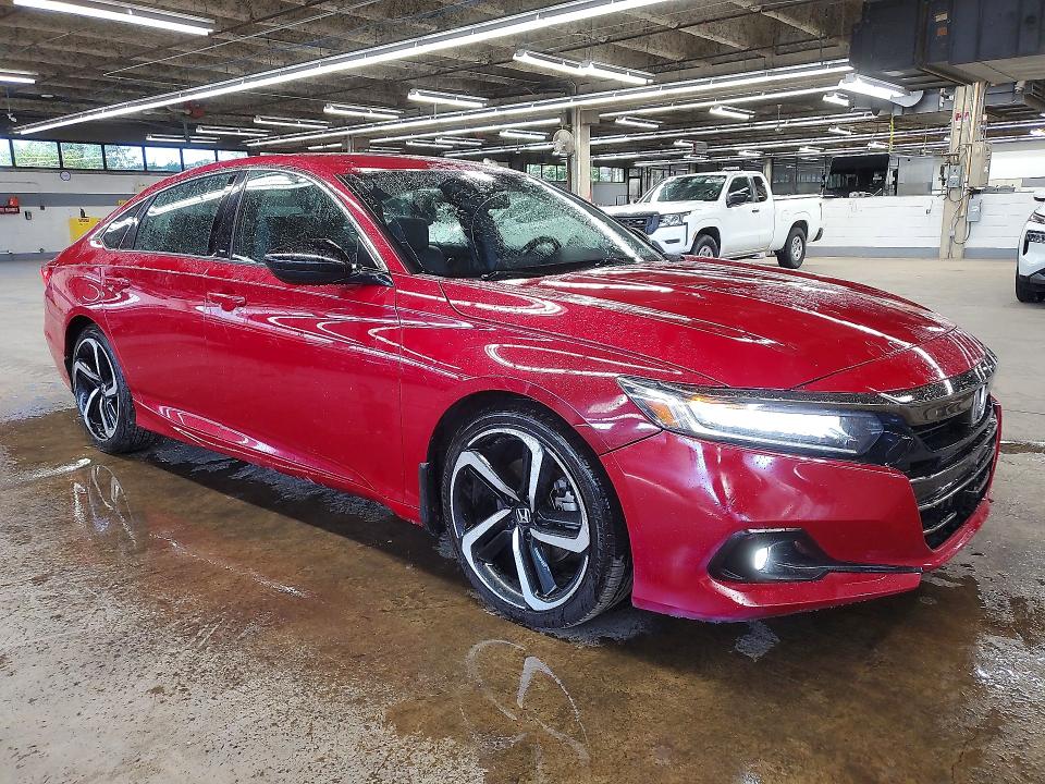 58363416 :رقم المزاد ، 1HGCV1F34MA098909 vin ، 2021 Honda Accord مزاد بيع