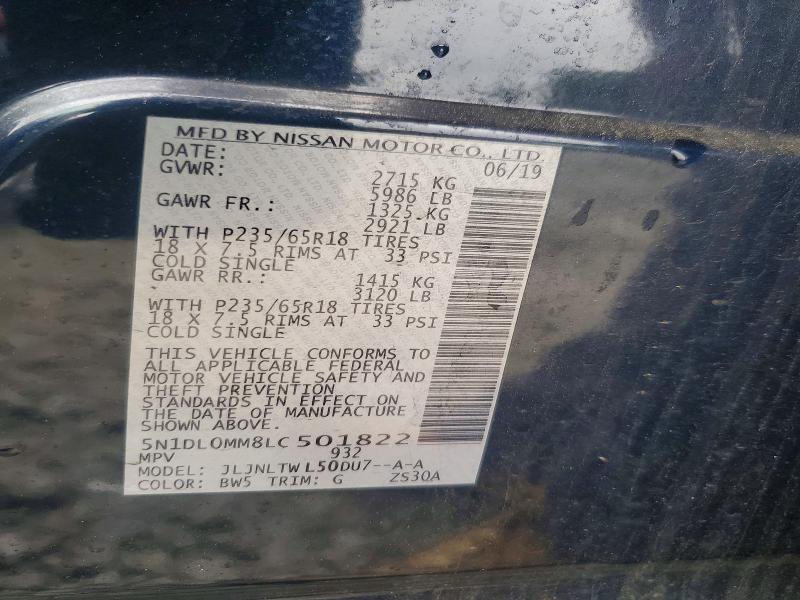 Продаж на аукціоні авто 2020 Infiniti Qx60, vin: 5N1DL0MM8LC501822, номер лоту: 57670346