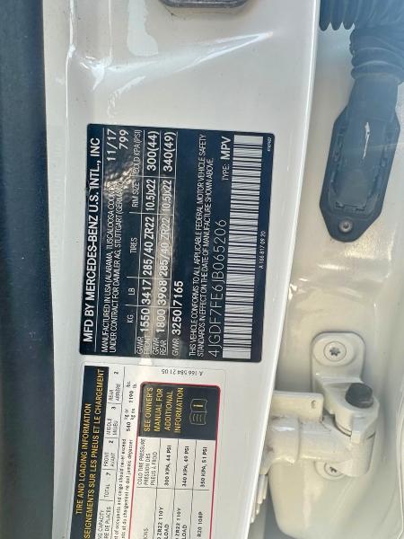 58151336 :رقم المزاد ، 4JGDF7FE6JB065206 vin ، 2018 Mercedes-benz Gls مزاد بيع