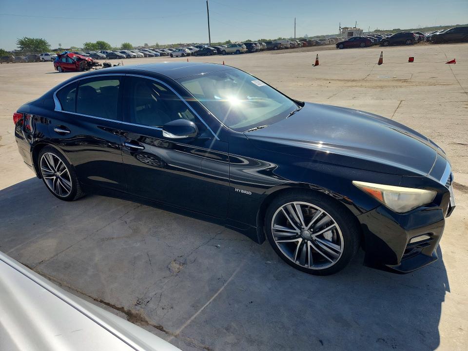 55391576 :رقم المزاد ، JN1AV7AR5EM700708 vin ، 2014 Infiniti Q50 Hybrid مزاد بيع