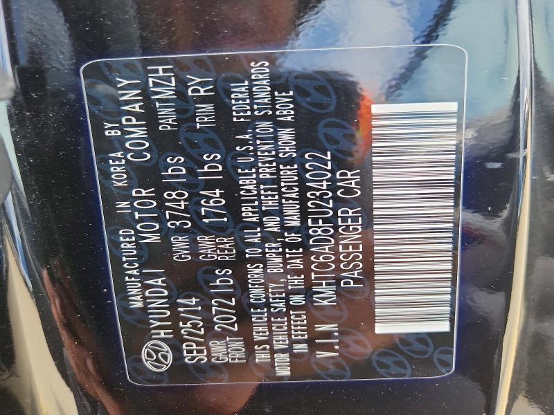 2015 Hyundai Veloster მანქანა იყიდება აუქციონზე, vin: KMHTC6AD8FU234022, აუქციონის ნომერი: 56446766