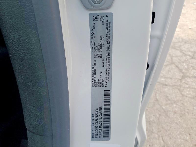 Продаж на аукціоні авто 2025 Chrysler Voyager, vin: 2C4RC1CG3SR533398, номер лоту: 55223316