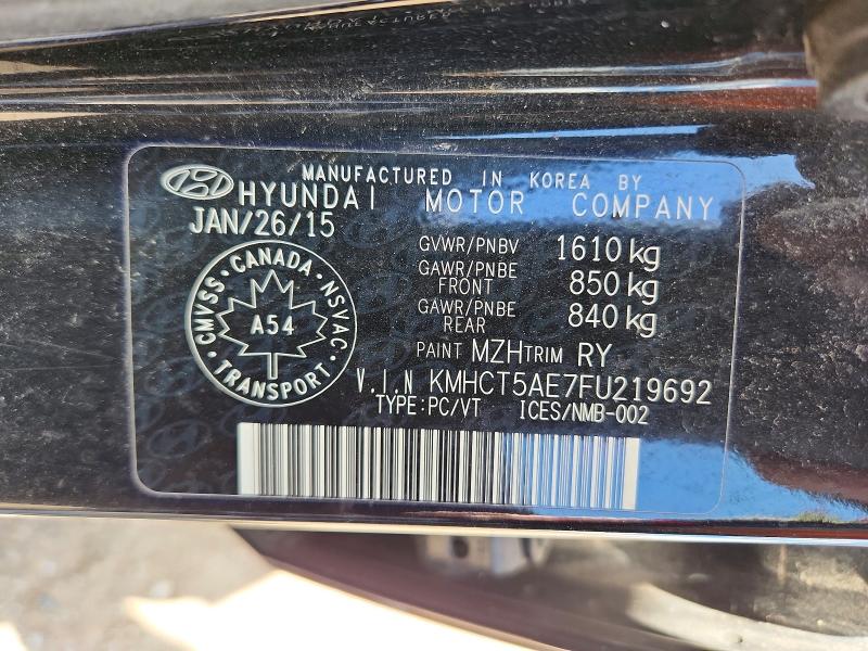 Aukcja sprzedaży 2015 Hyundai Accent, vin: KMHCT5AE7FU219692, numer aukcji: 56900286