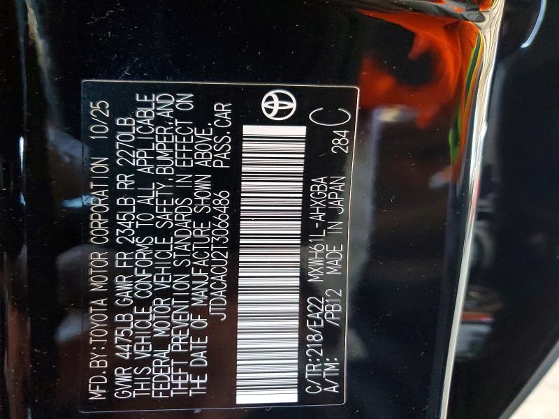 56746226 :رقم المزاد ، JTDACACU2T3066486 vin ، 2026 Toyota Prius Plug-in Hybrid مزاد بيع