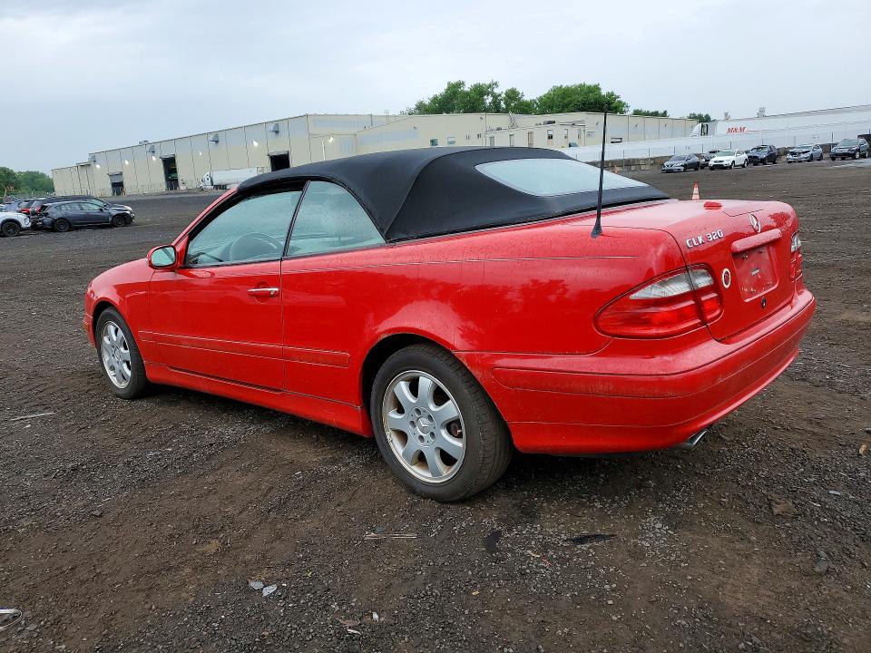 2001 Mercedes-benz Clk მანქანა იყიდება აუქციონზე, vin: WDBLK65G61T074893, აუქციონის ნომერი: 57543916